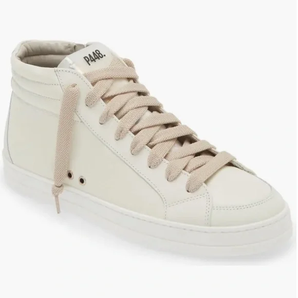 P448 Shoes New P448 Skate High Top Luxury Designer White